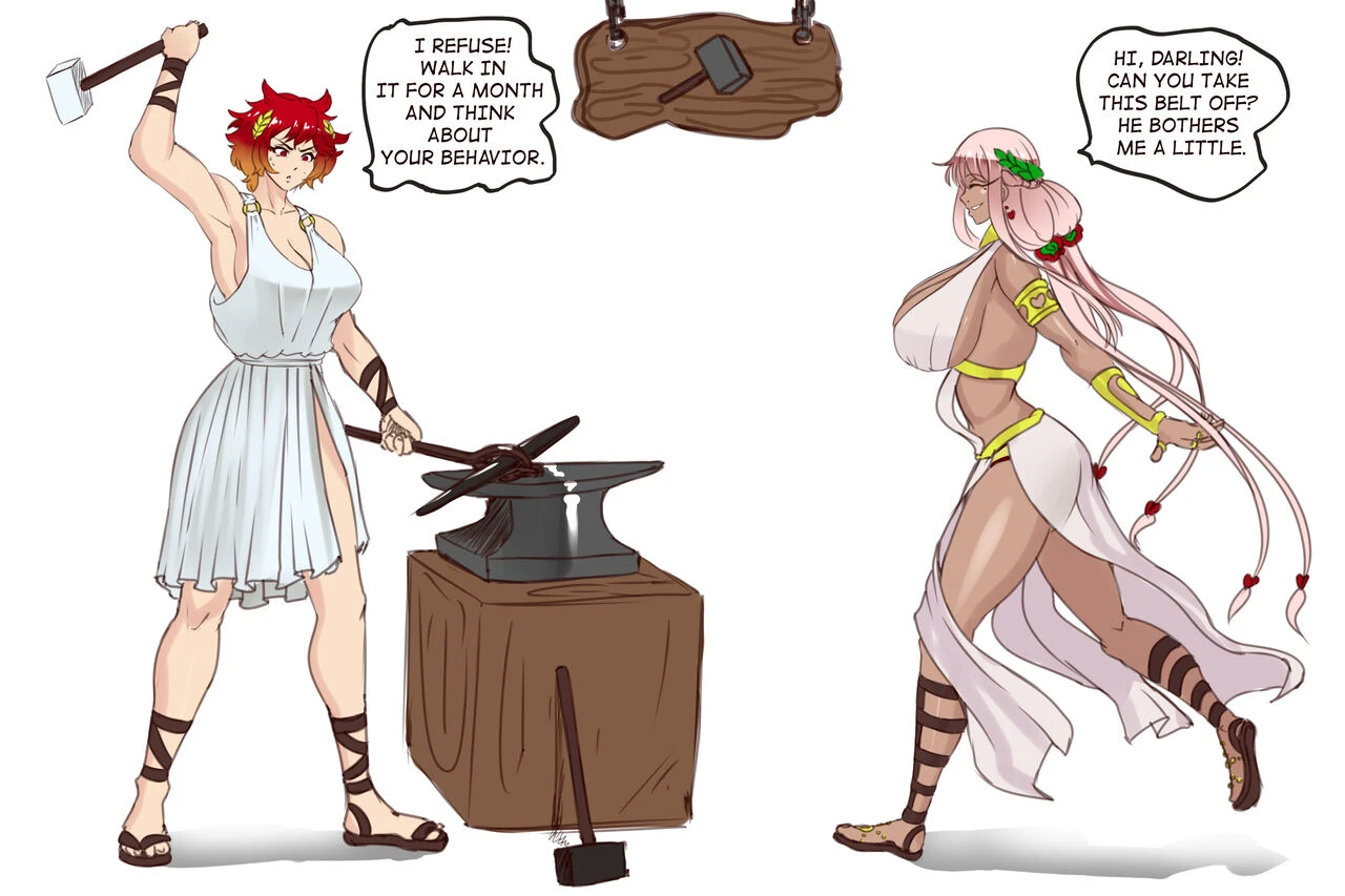 Punishment For Aphrodite porn comic picture 5