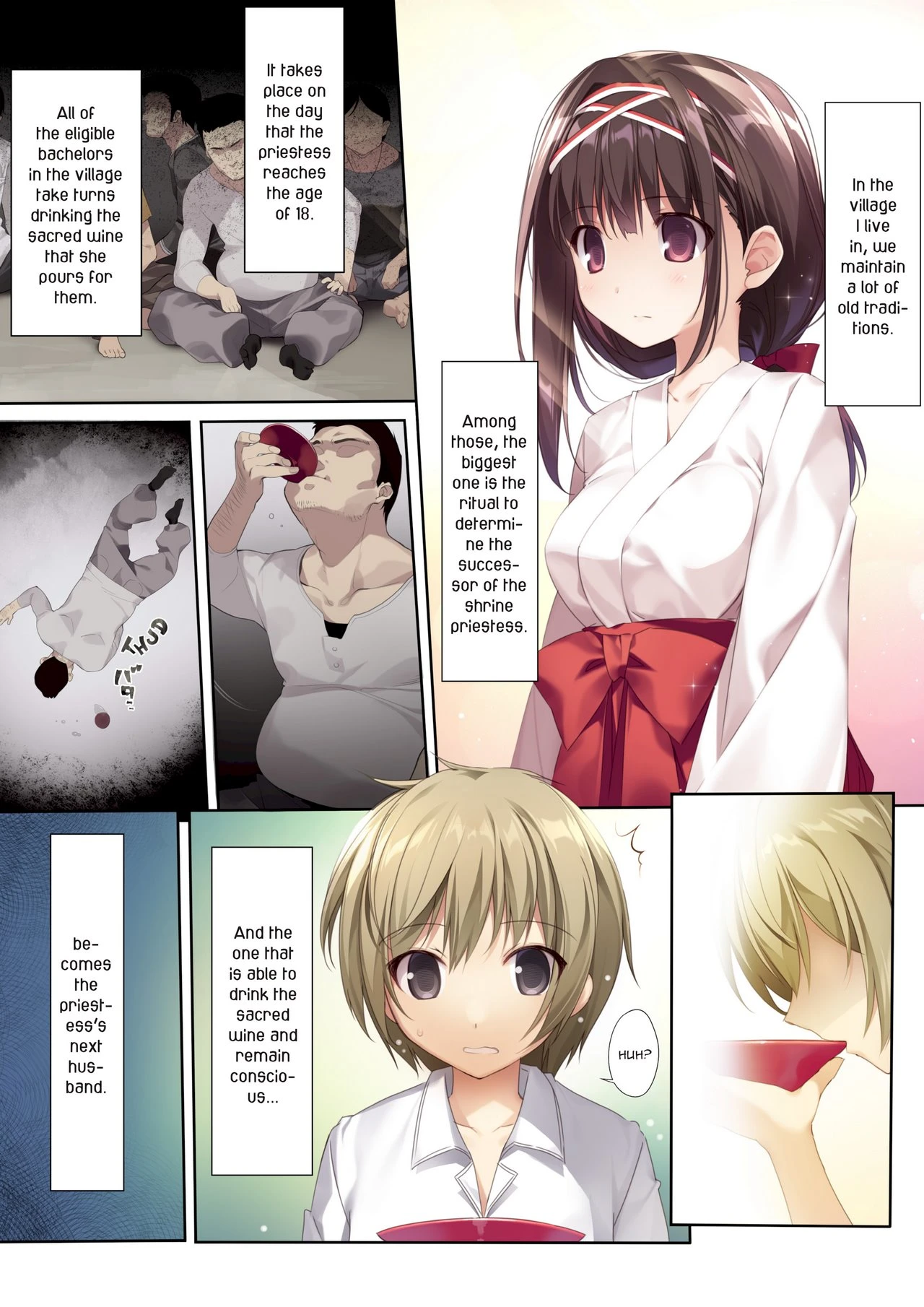 Pure Slut Miko Senpai porn comic picture 2