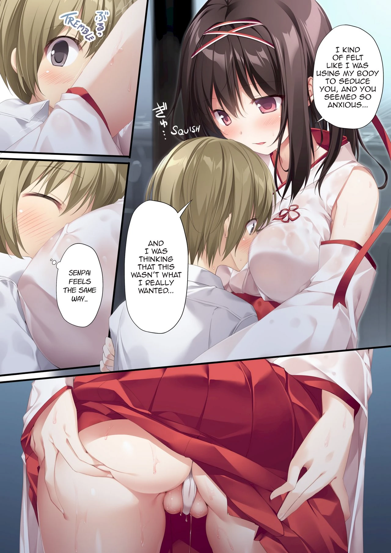 Pure Slut Miko Senpai porn comic picture 23