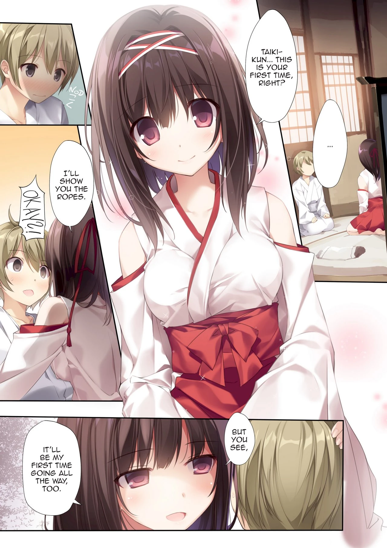 Pure Slut Miko Senpai porn comic picture 3