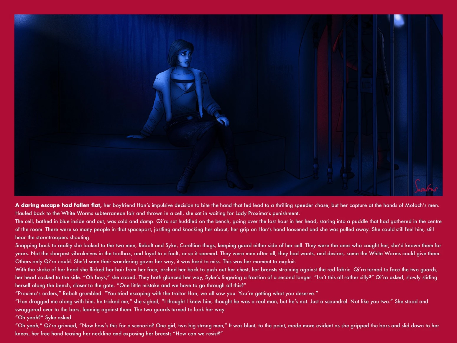 Qi'ra: Crimson Dawn porn comic picture 2