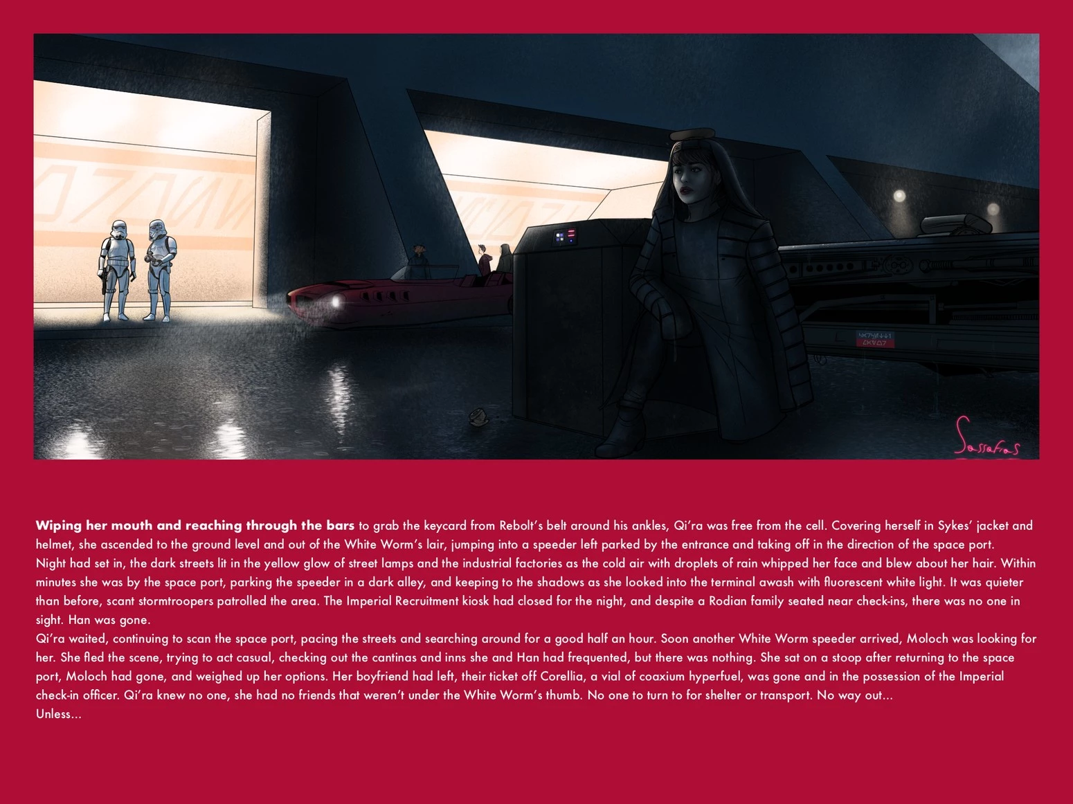 Qi'ra: Crimson Dawn porn comic picture 4