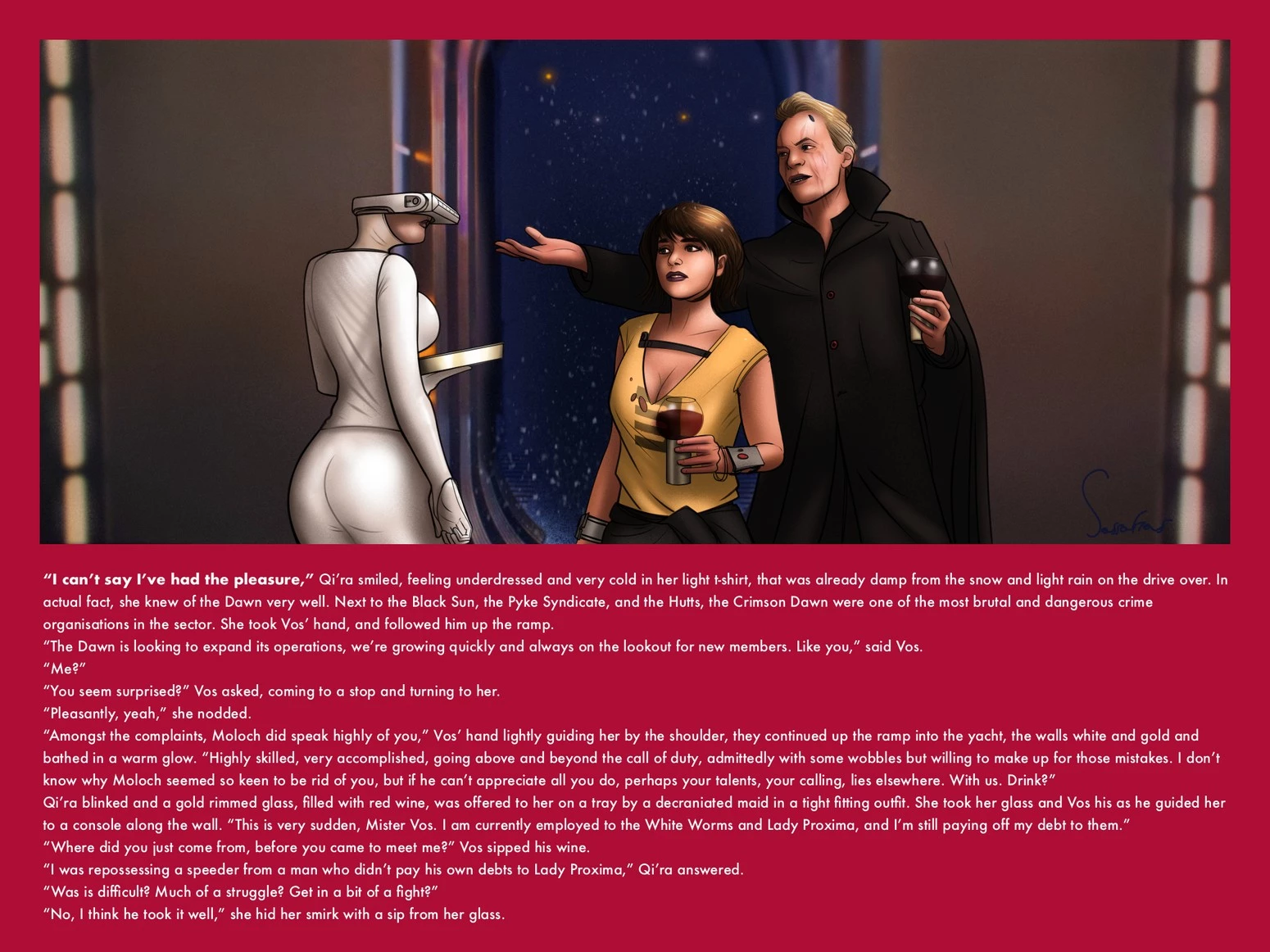 Qi'ra: Crimson Dawn porn comic picture 8