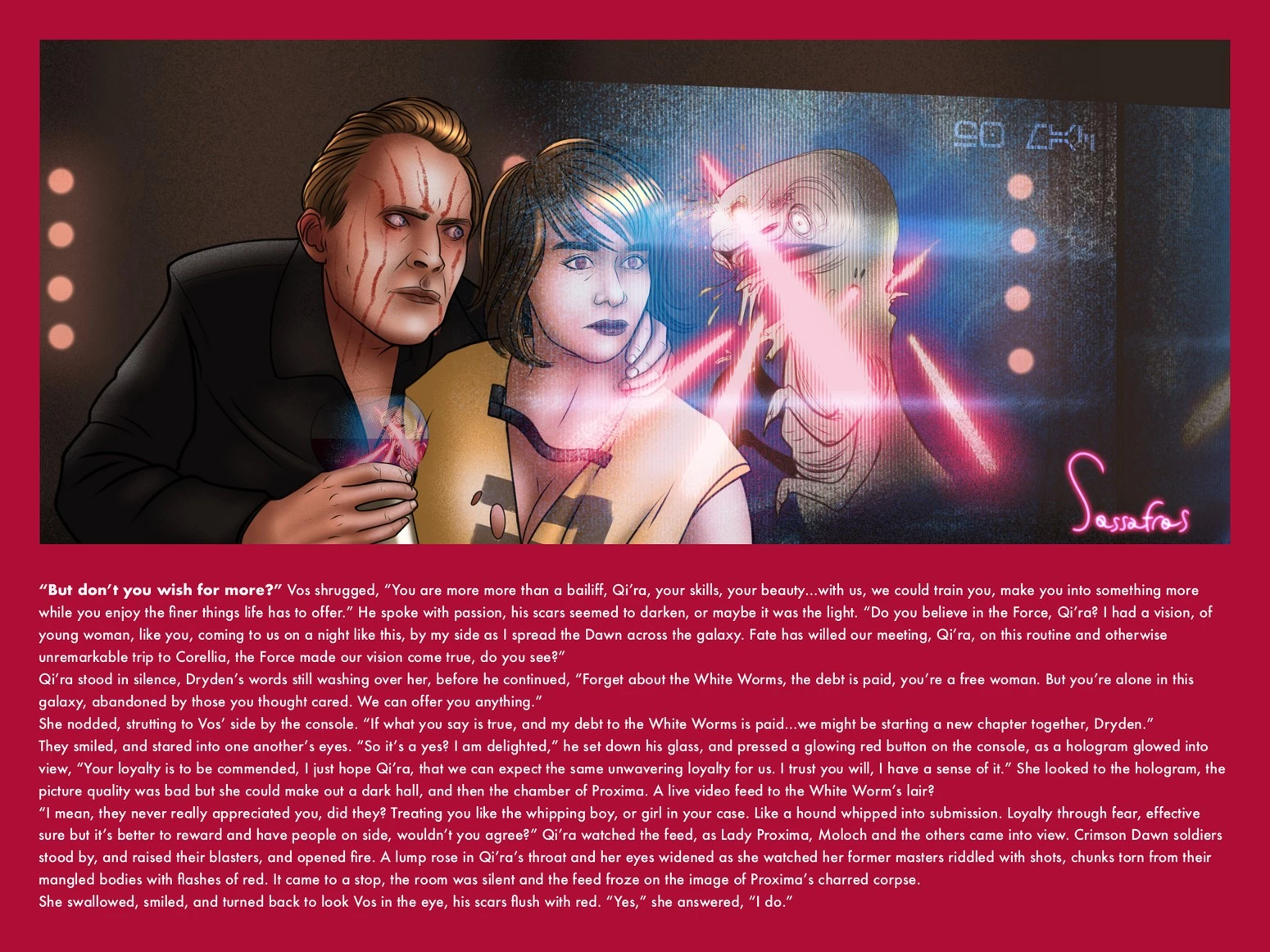 Qi'ra: Crimson Dawn porn comic picture 9