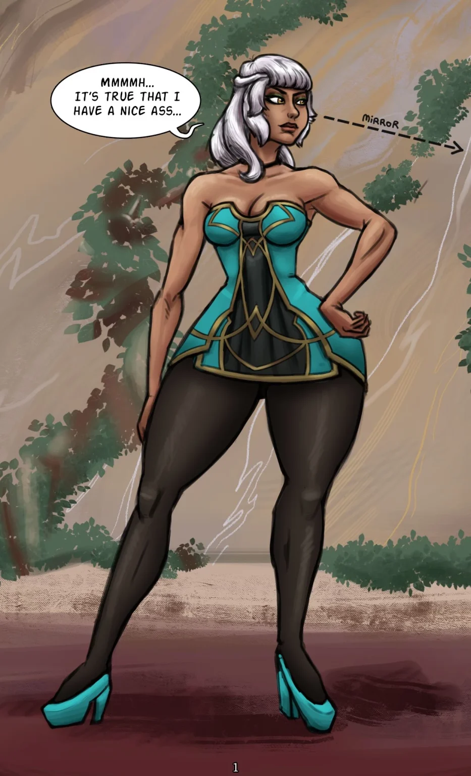 Qiyana, Inessa & Izela: Know your plase, sister porn comic picture 1