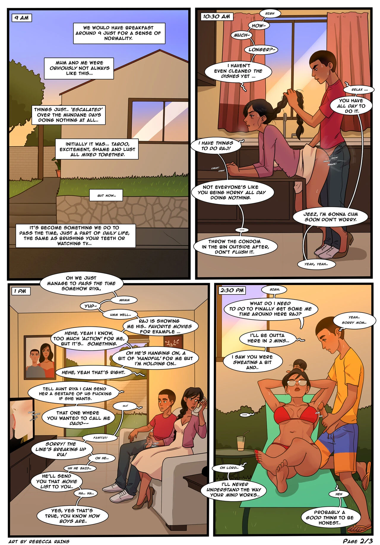 Quarantine Life porn comic picture 2