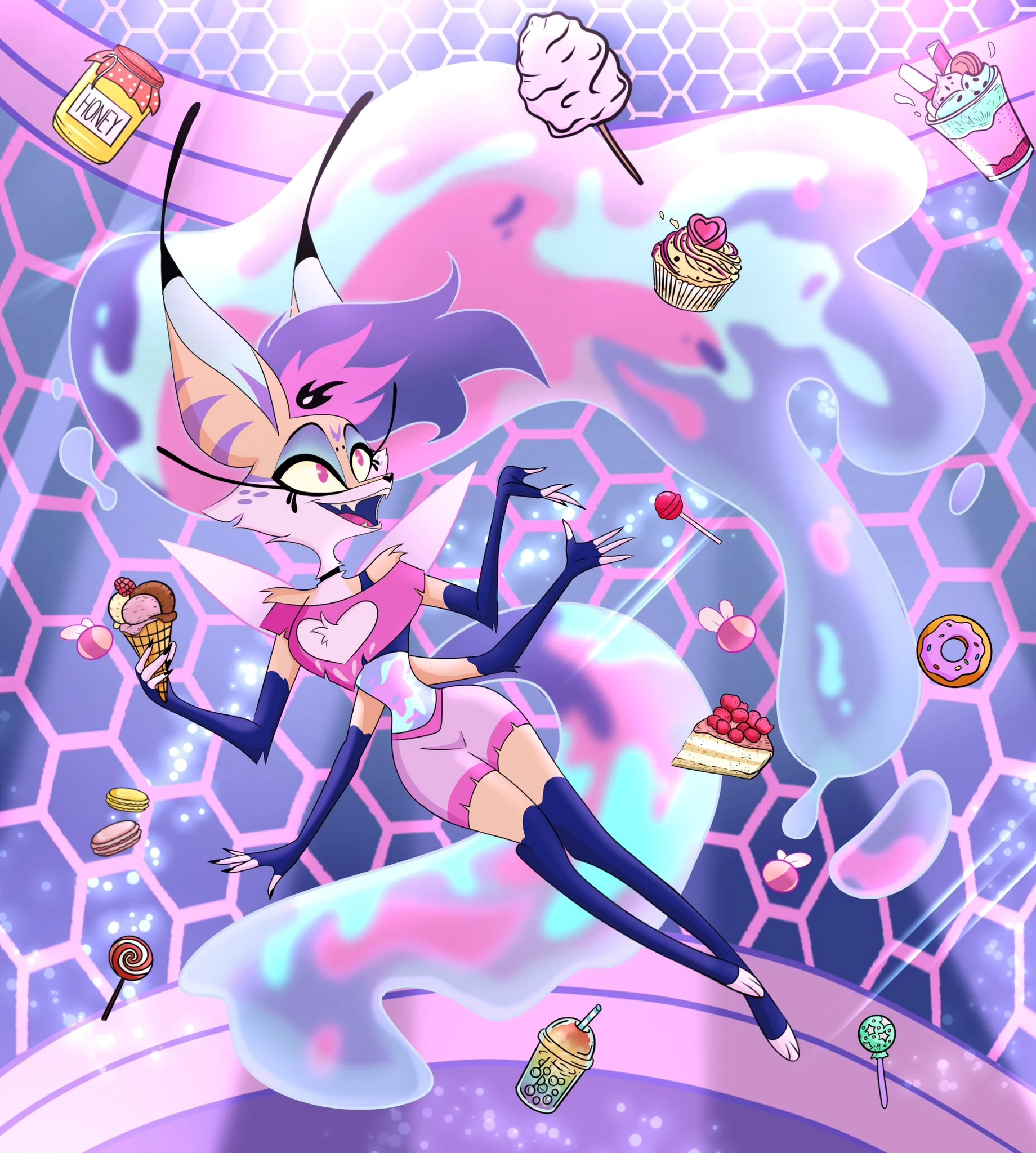 Queen Bee-lzebub (Helluva Boss) Collection porn comic picture 284