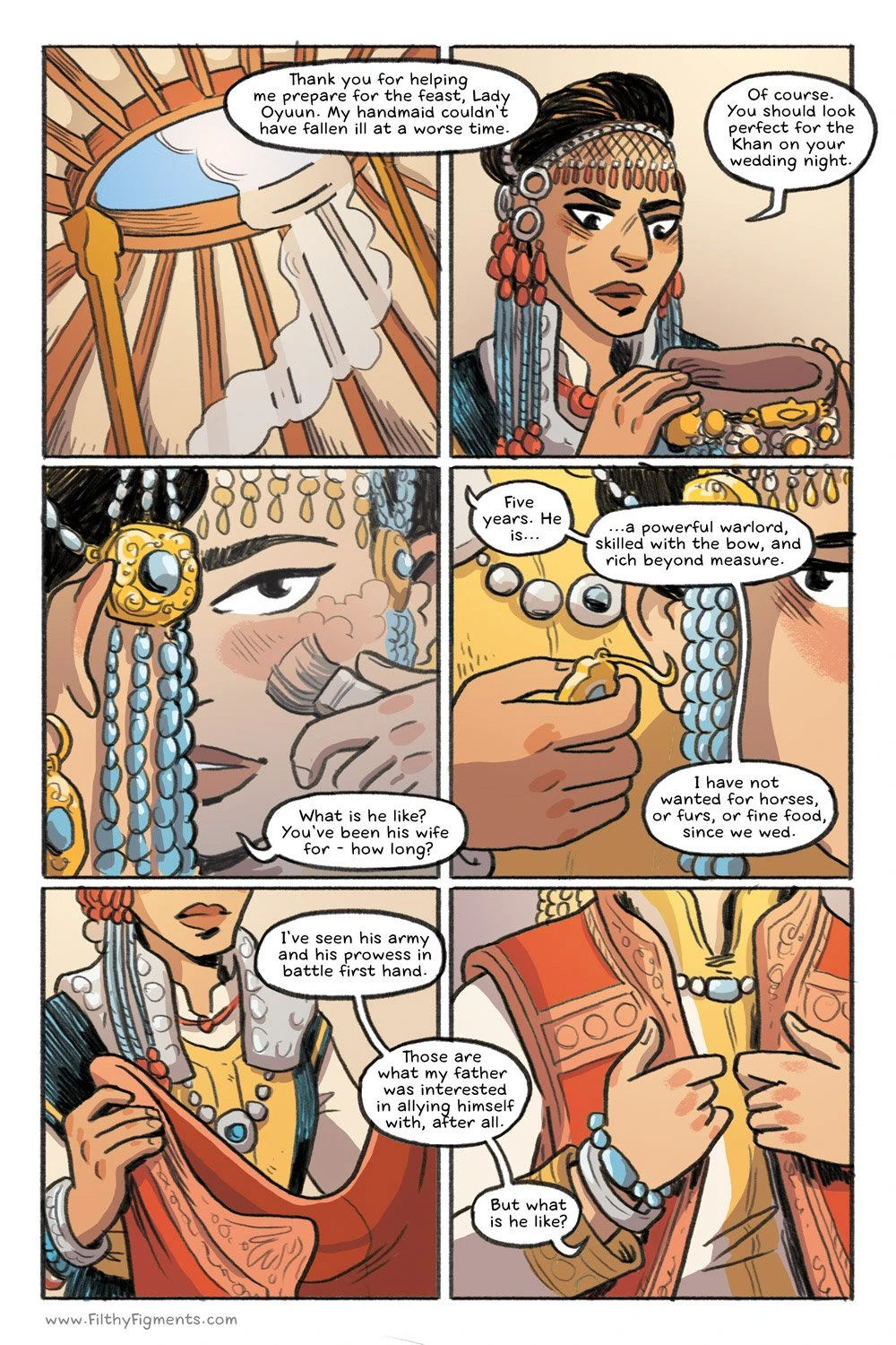 Queens of Steppe porn comic picture 2