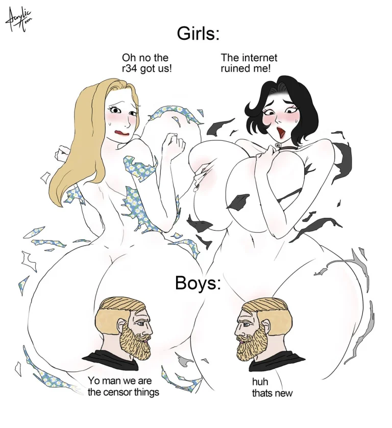 R34 has got Girls vs Boys! porn comic picture 1