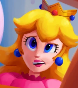 Rabbid Peach porn comic picture 1