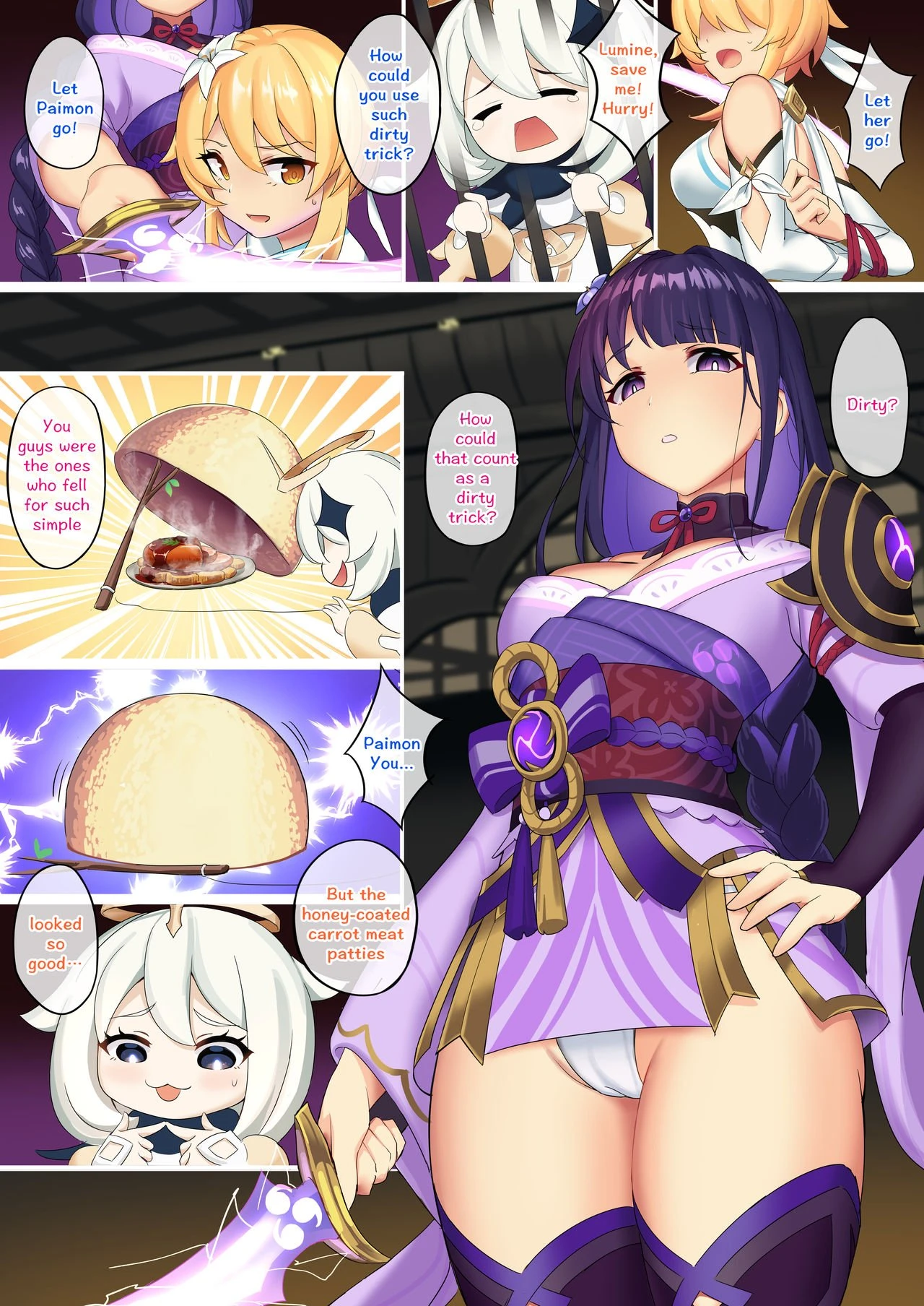 Raiden Shogun porn comic picture 1