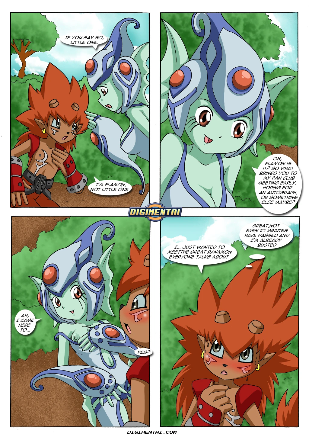 Ranamon's Fan porn comic picture 3