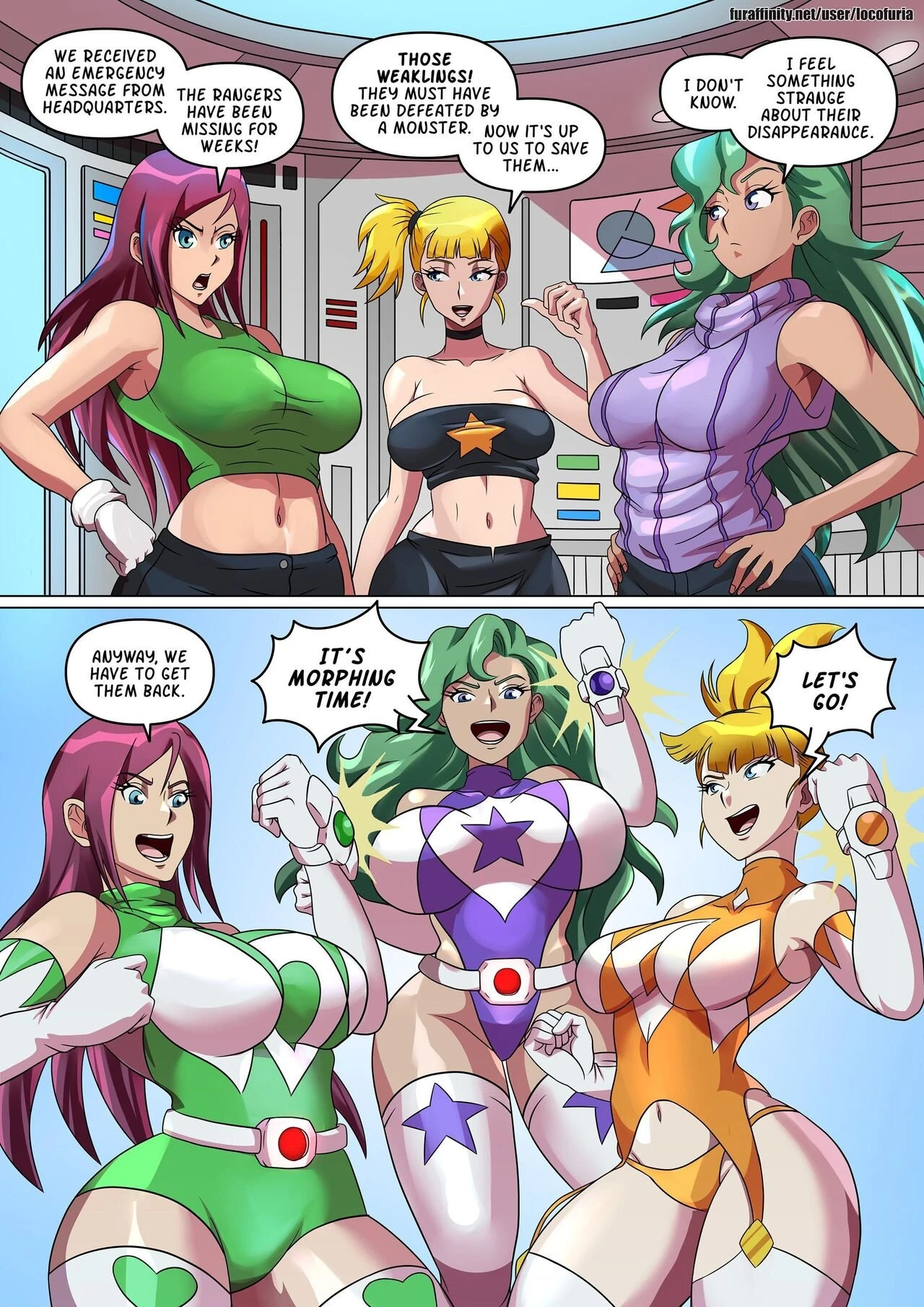 Ranger Ambush porn comic picture 21