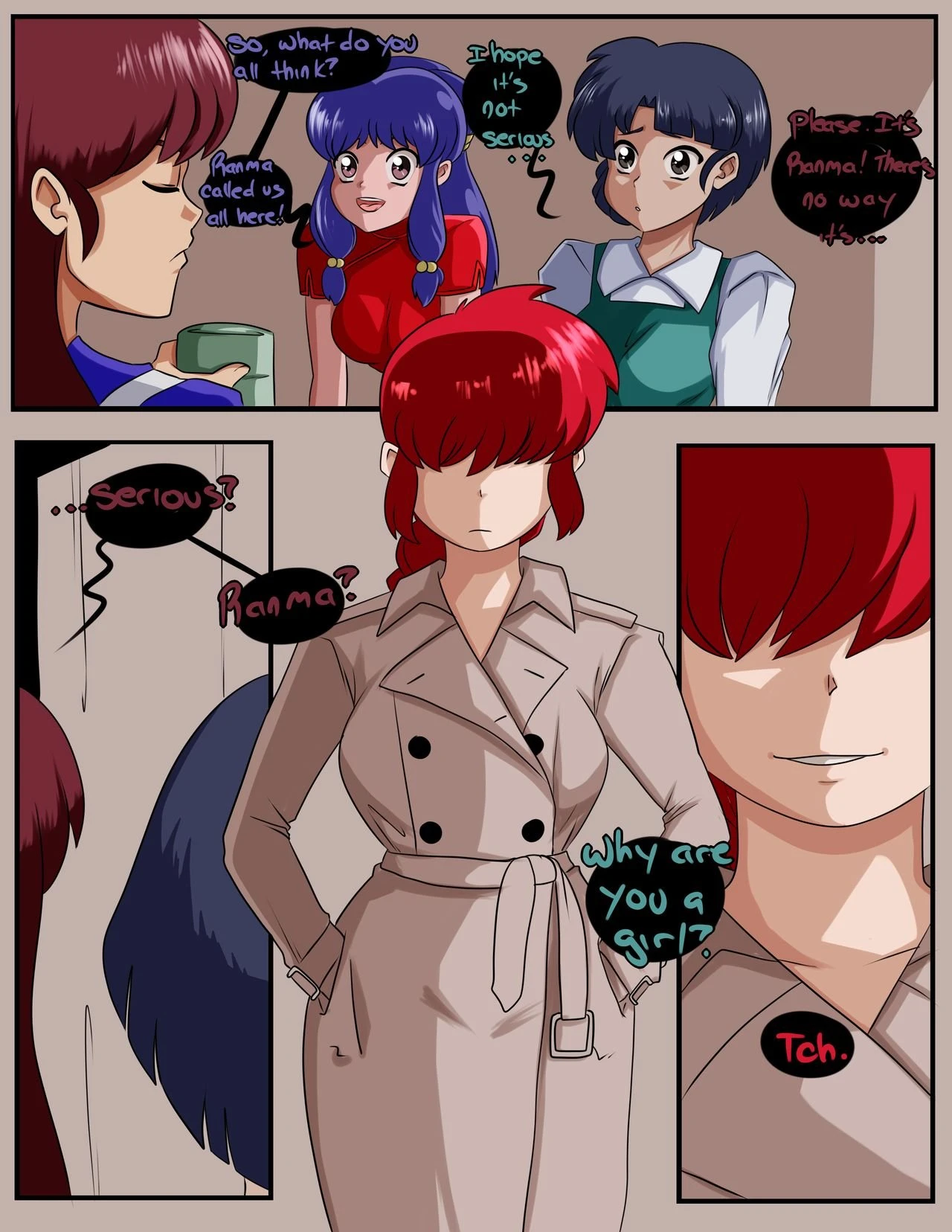 Ranma Gathers porn comic picture 1