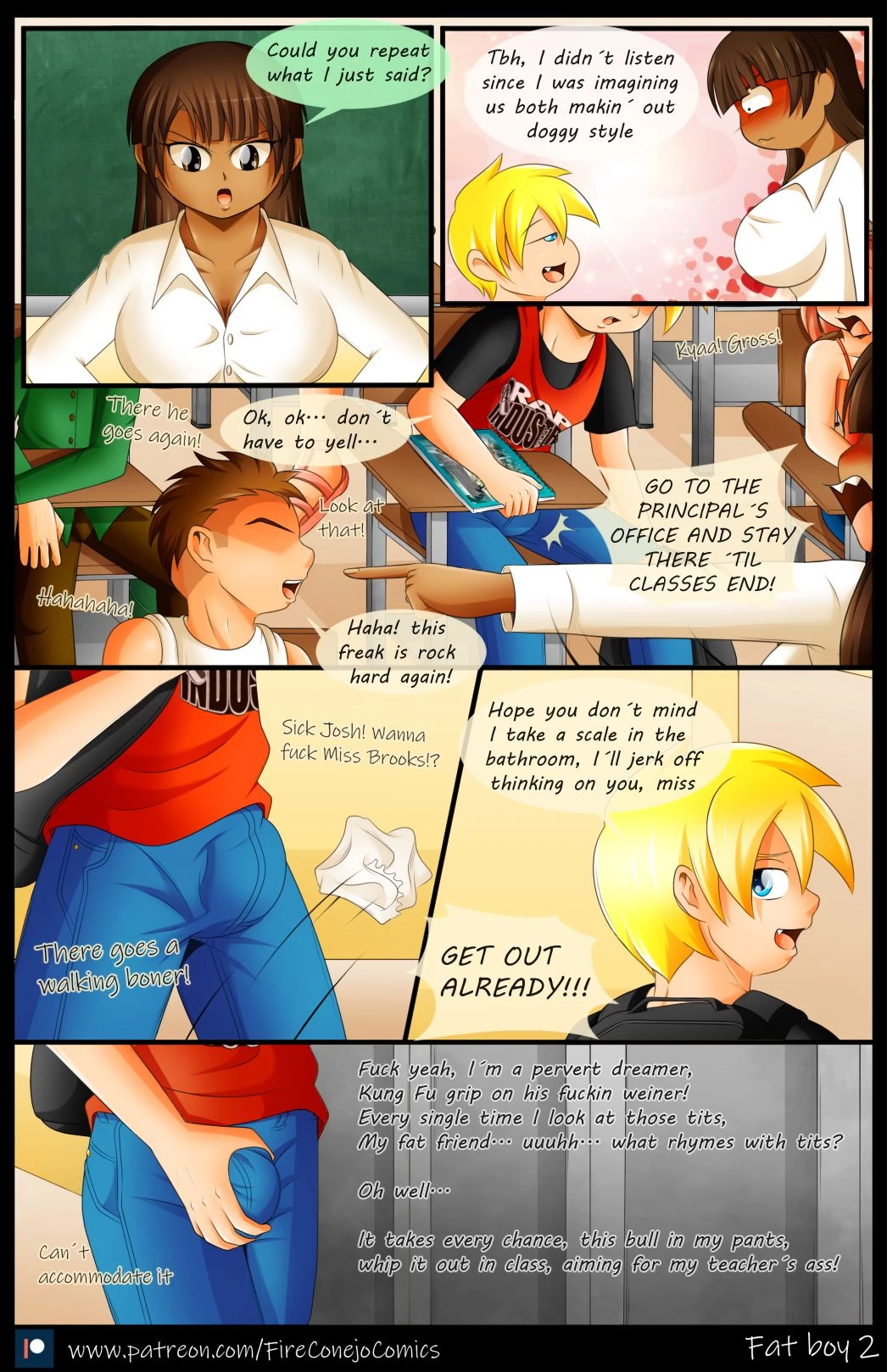RapSchool - Fat boy porn comic picture 3