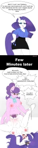 Rarity gets put in her place porn comic picture 1