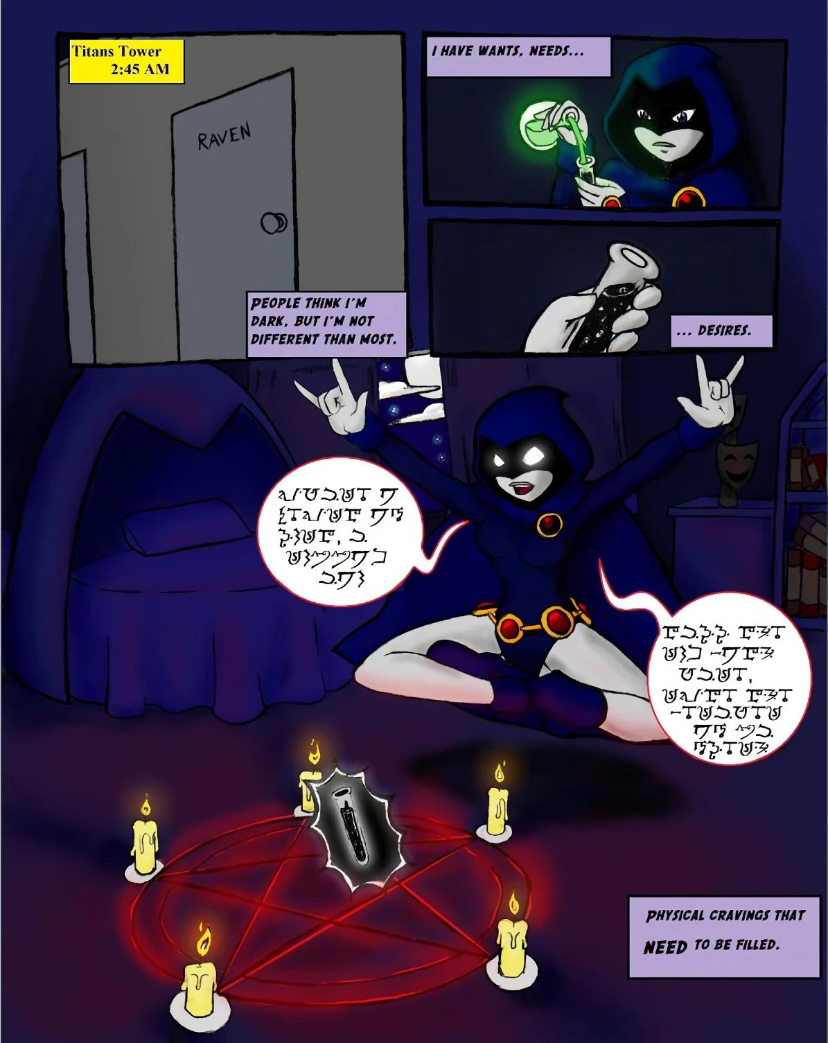 Raven Comic porn comic picture 1