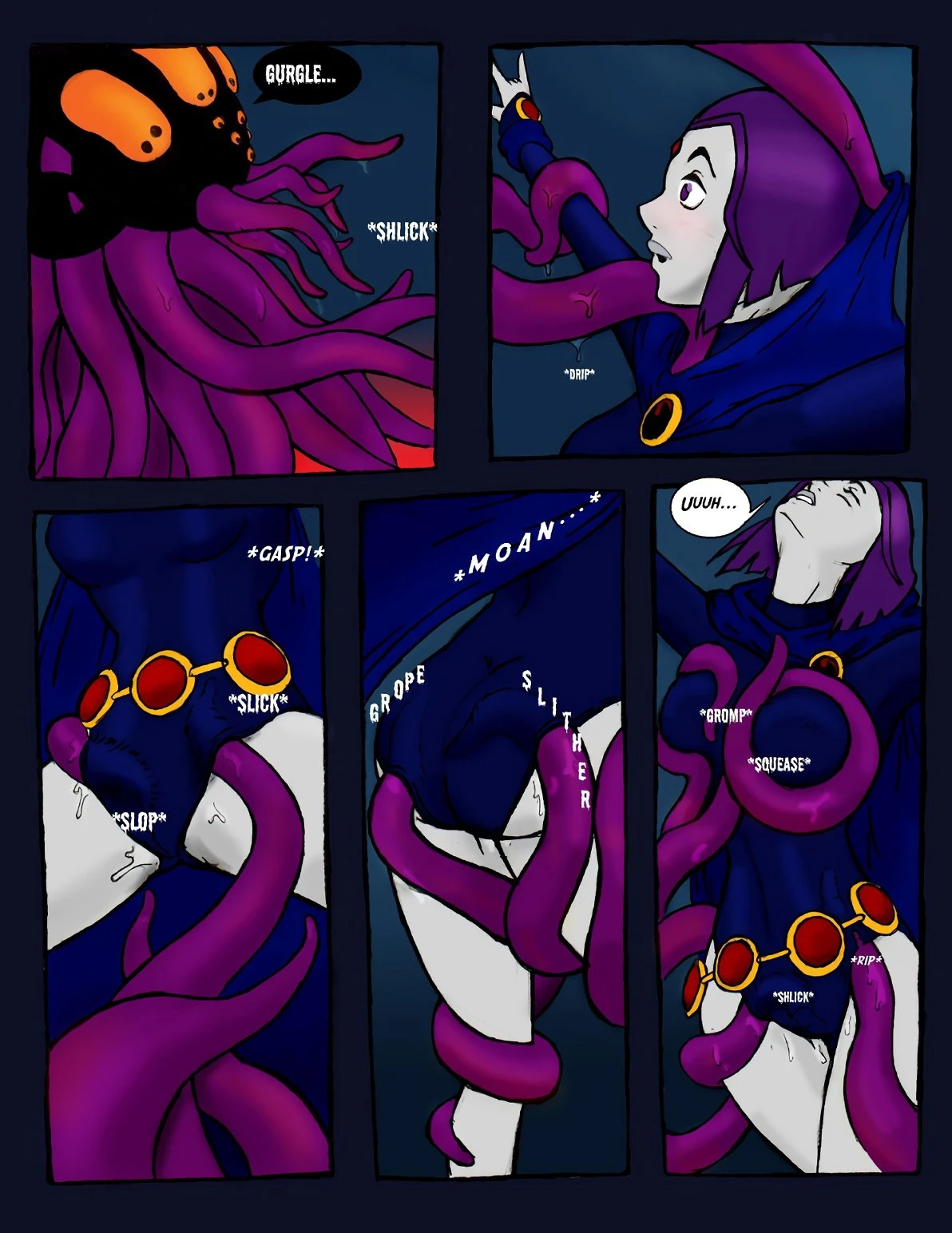 Raven Comic porn comic picture 4