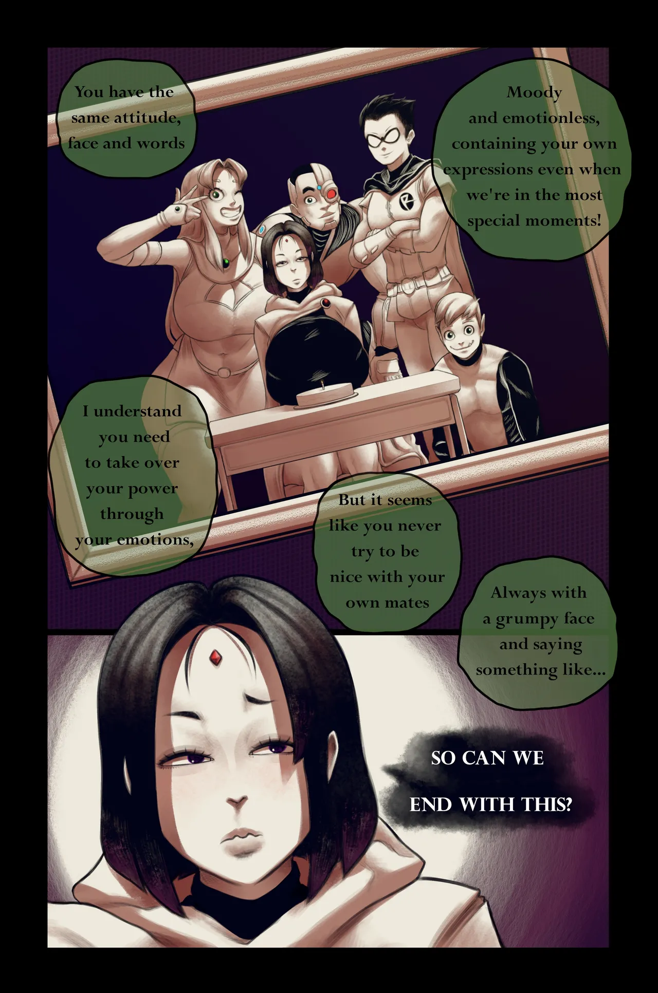 Raven doesn't smile / Vengeance day porn comic picture 36