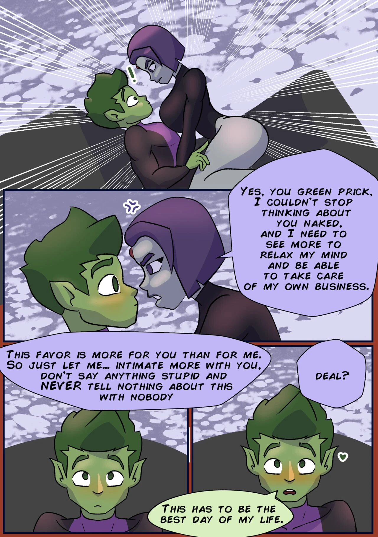 Raven Surging Emotions porn comic picture 11