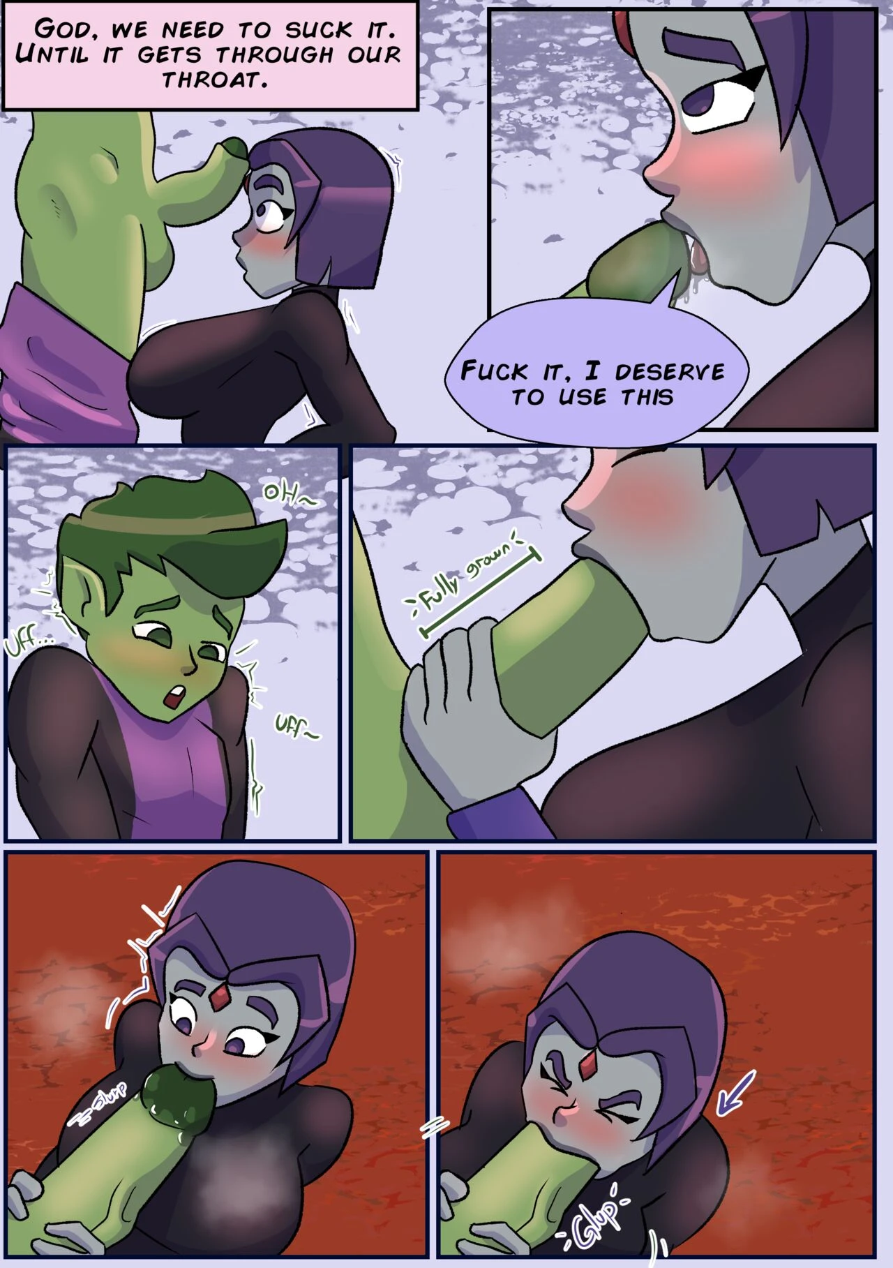 Raven Surging Emotions porn comic picture 13