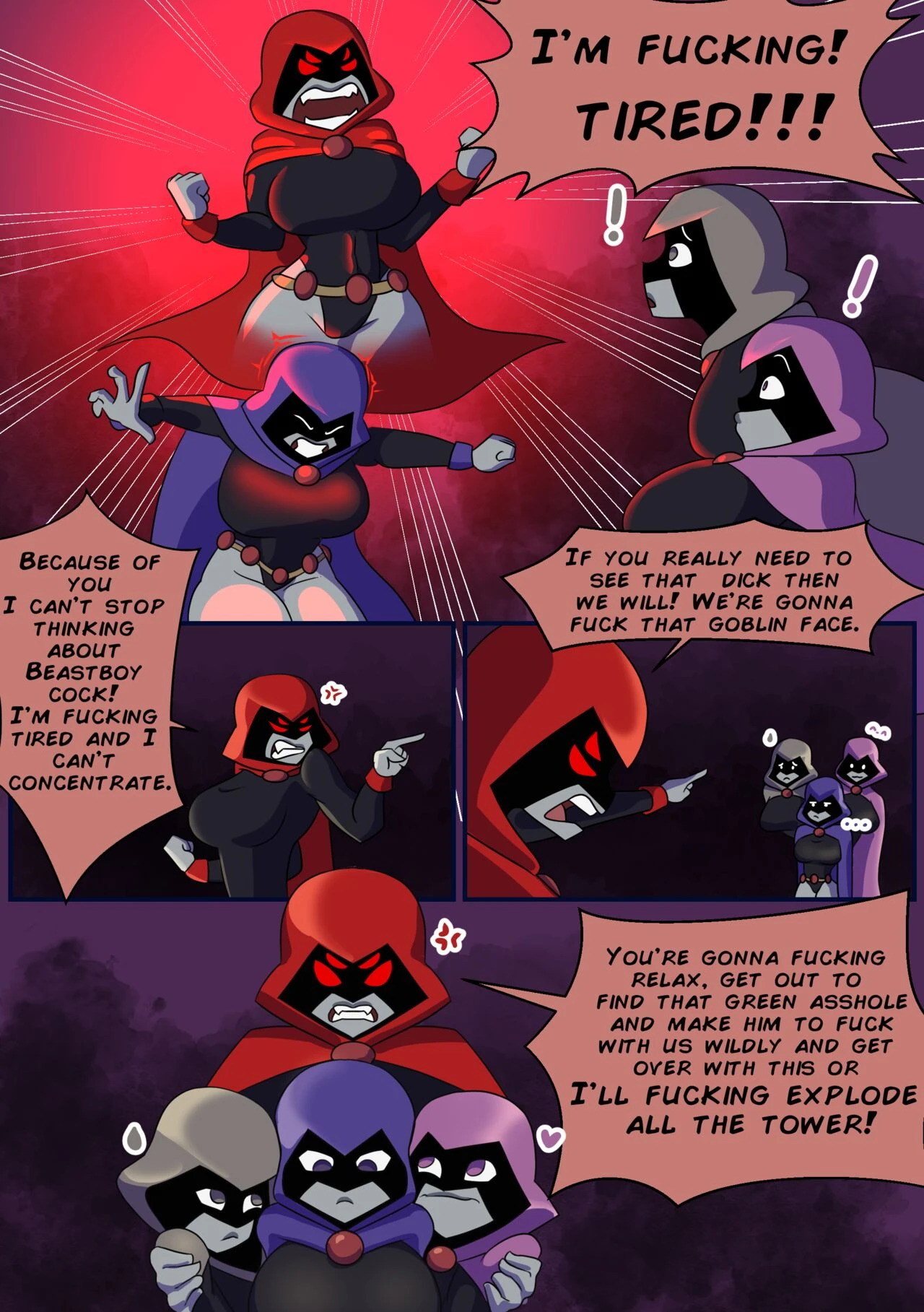 Raven Surging Emotions porn comic picture 7