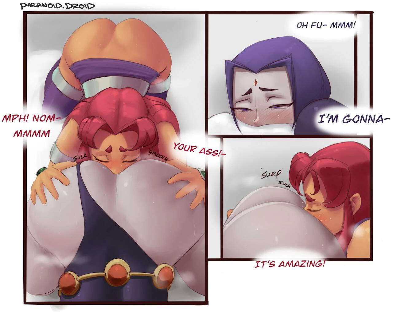 Raven Sweaty Ass porn comic picture 11