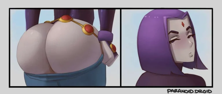 Raven Sweaty Ass porn comic picture 3