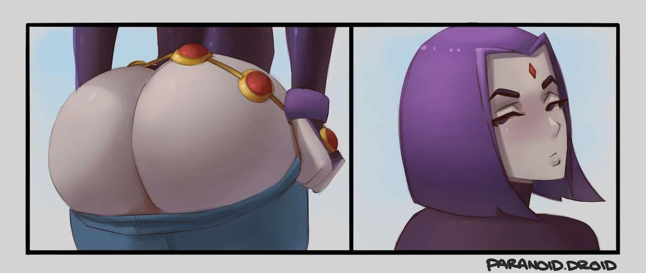 Raven Sweaty Ass porn comic picture 3