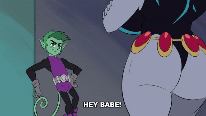 Raven x Beast Boy: A Good Book porn comic picture 1