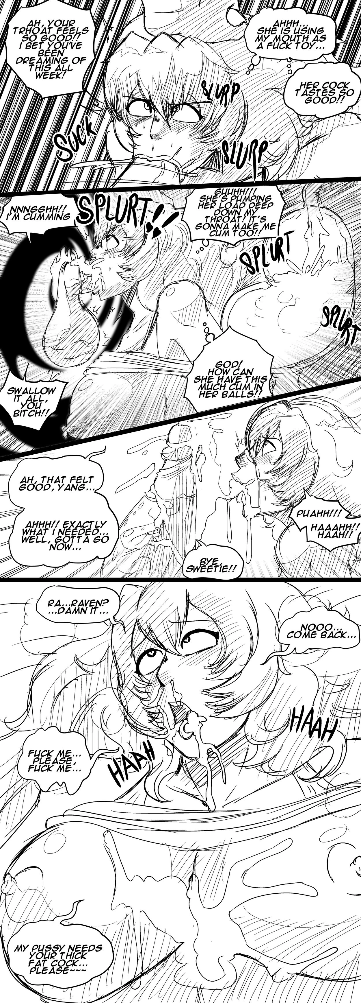 Raven’s Naughty Dragon porn comic picture 4