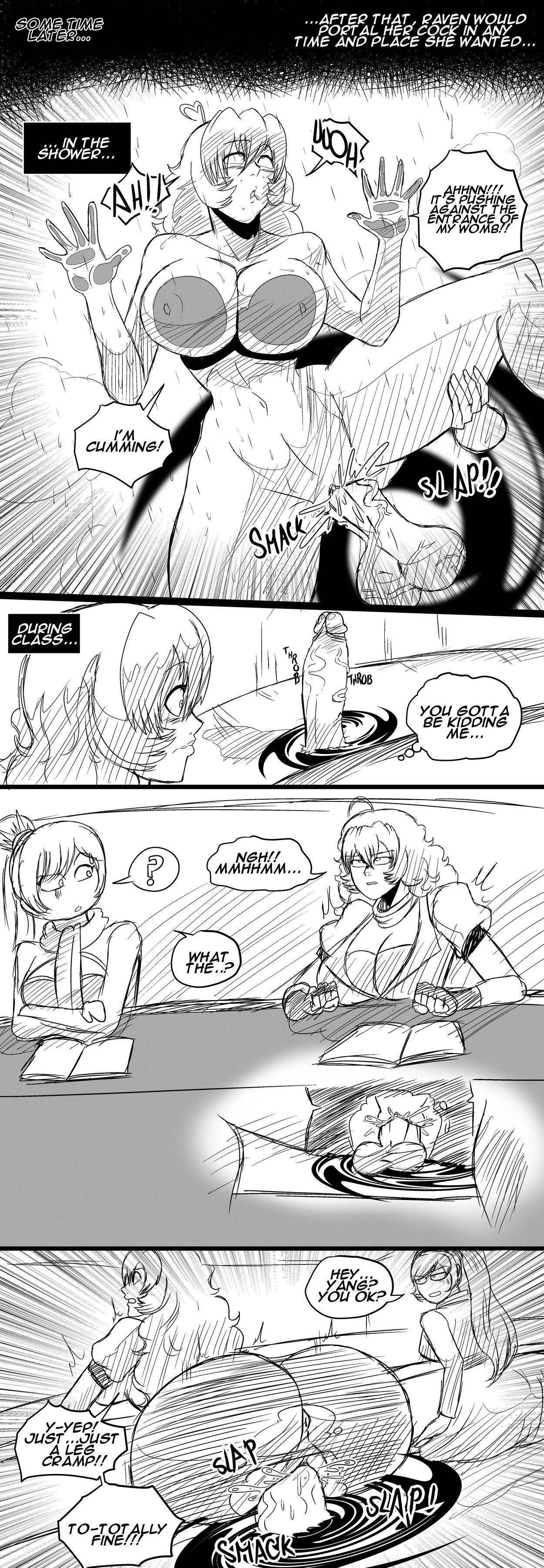 Raven’s Naughty Dragon porn comic picture 5