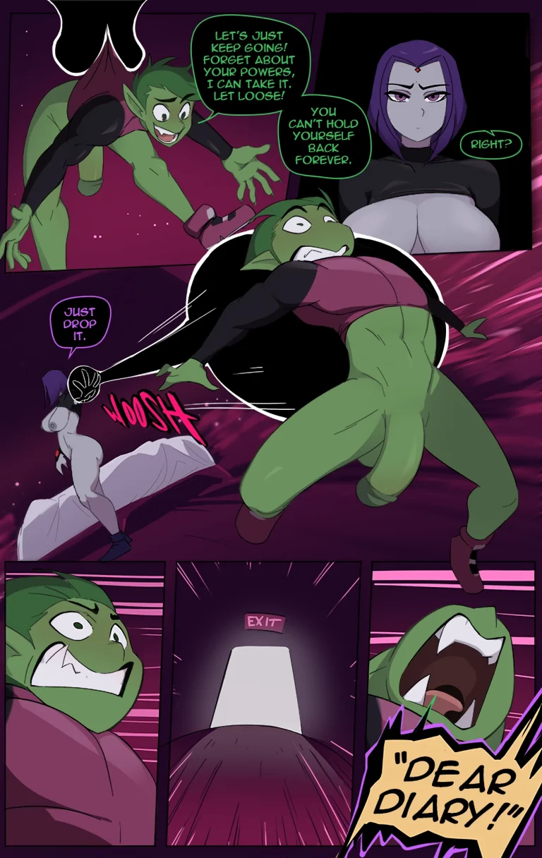 Raven's Diary porn comic picture 42