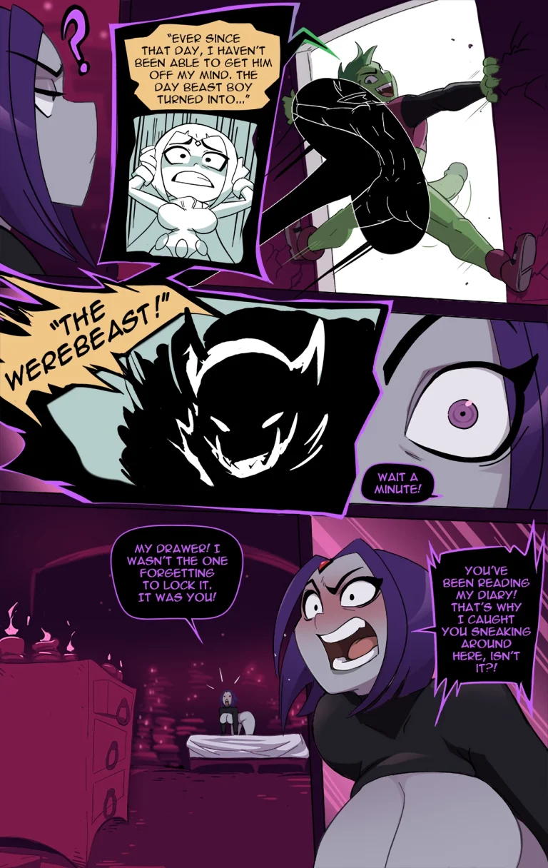 Raven's Diary porn comic picture 43