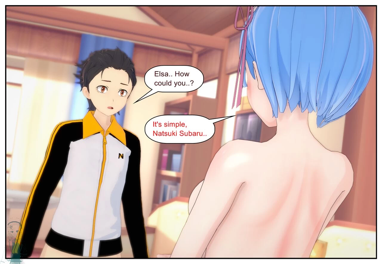 Re Zero Elsa's Revenge 2 porn comic picture 3