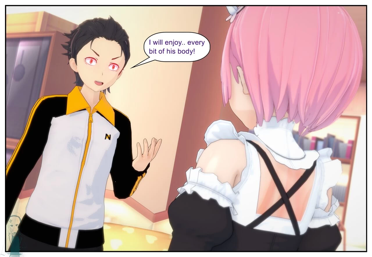 Re Zero Elsa's Revenge porn comic picture 45