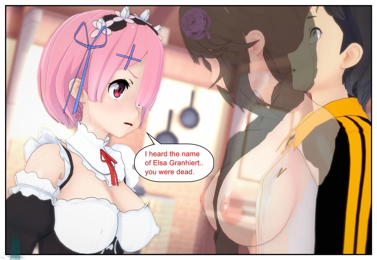 Re Zero Elsa's Revenge porn comic picture 49