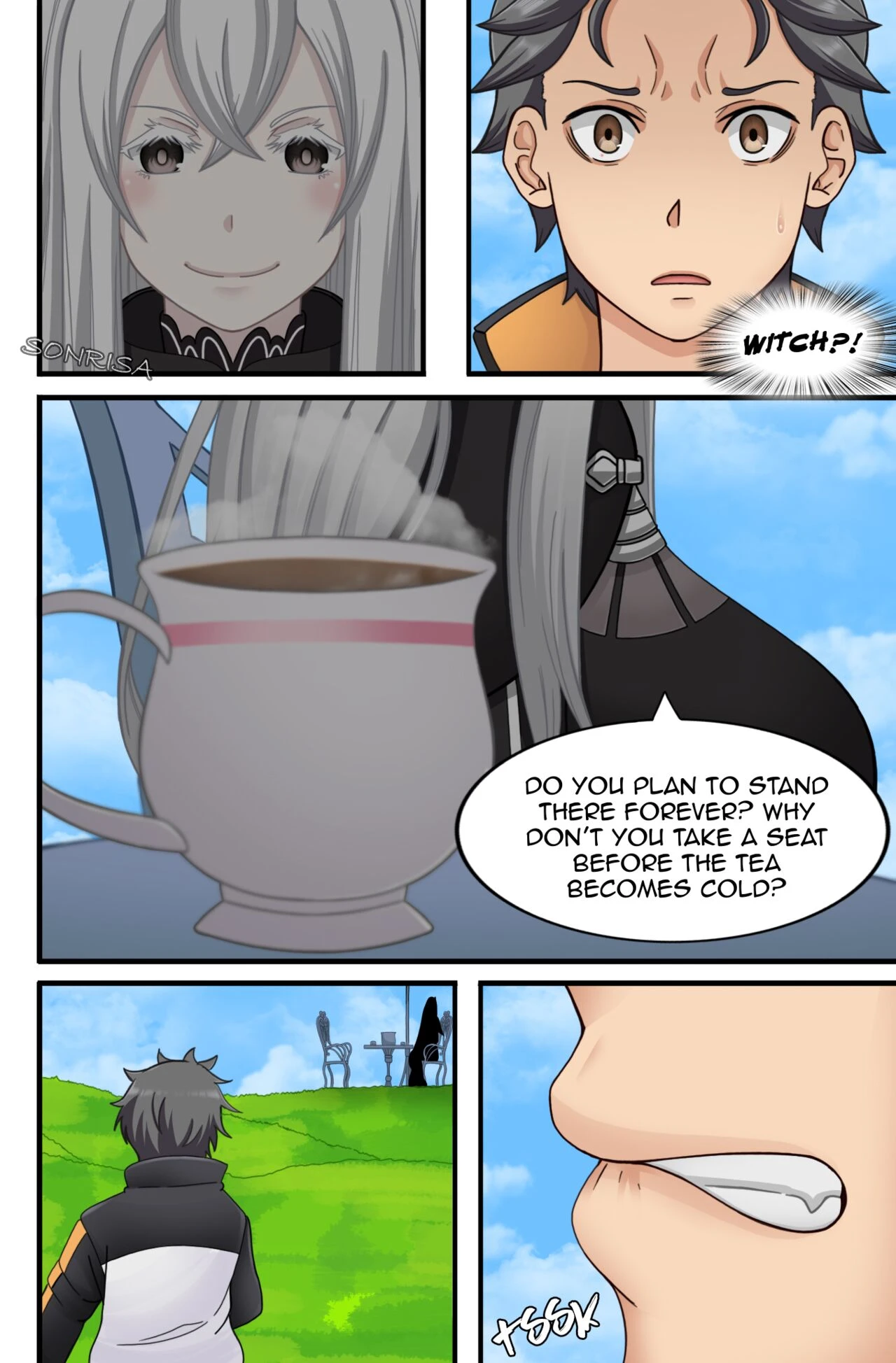 Re: Zero Tea Time porn comic picture 4