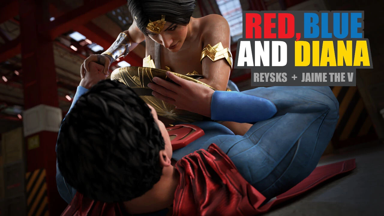 Red, Blue and Diana porn comic picture 1