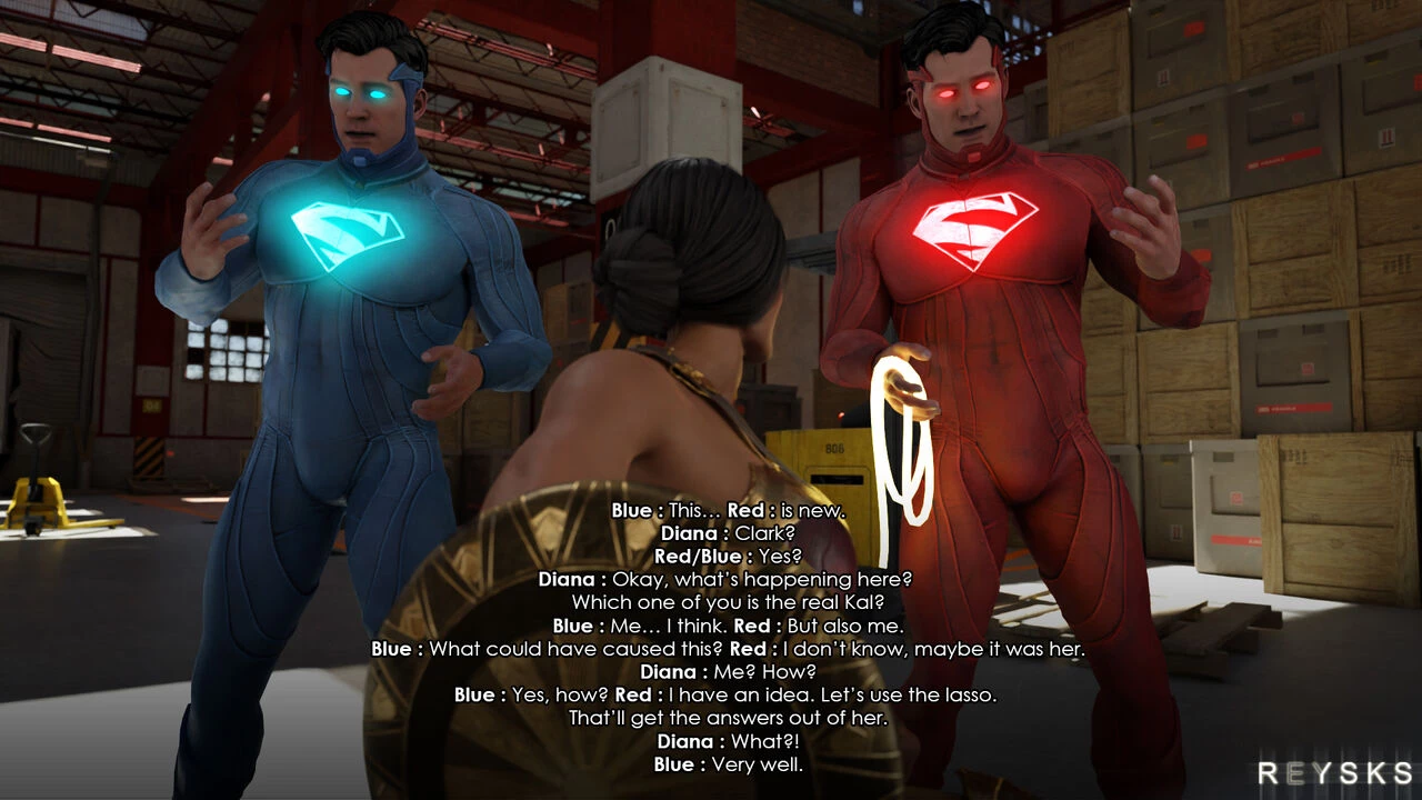 Red, Blue and Diana porn comic picture 12