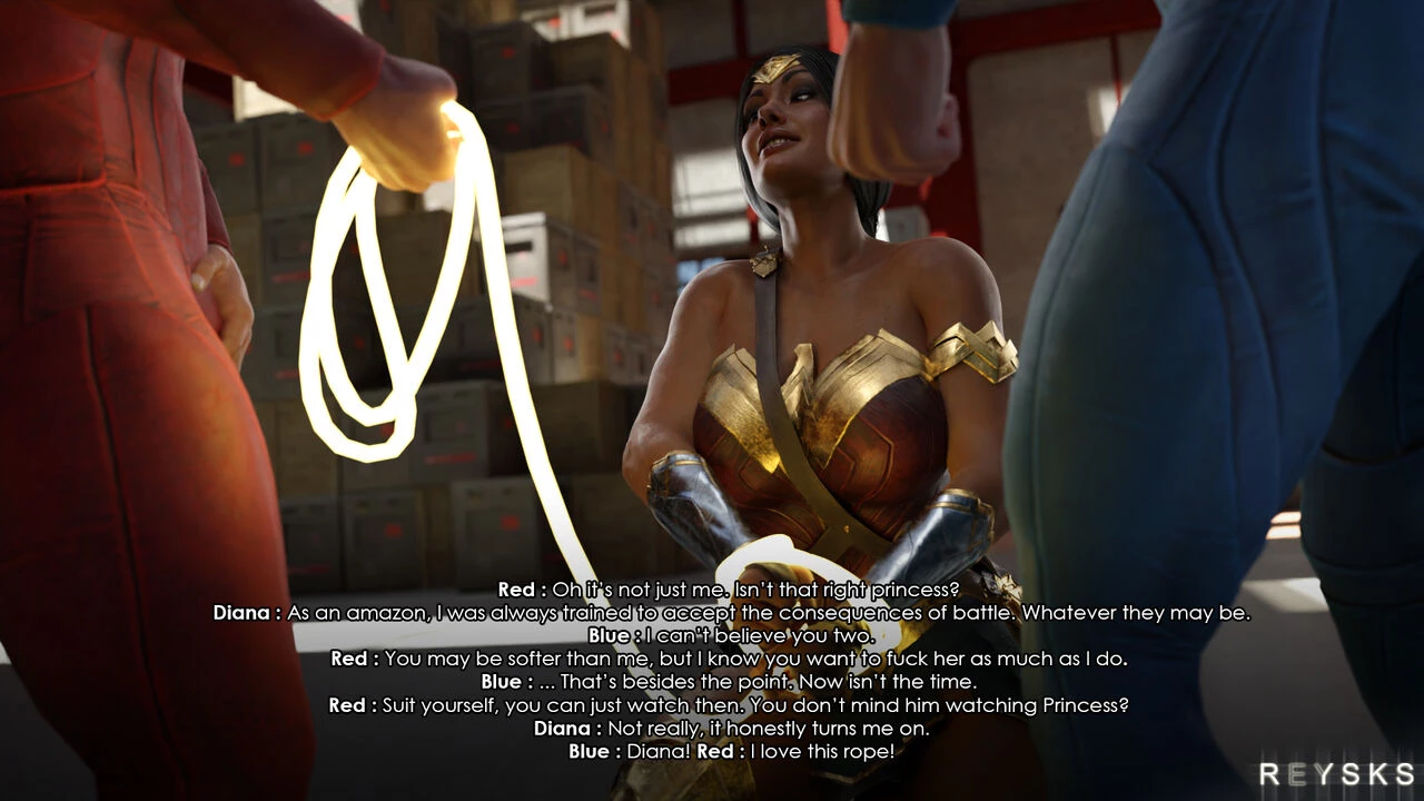 Red, Blue and Diana porn comic picture 14