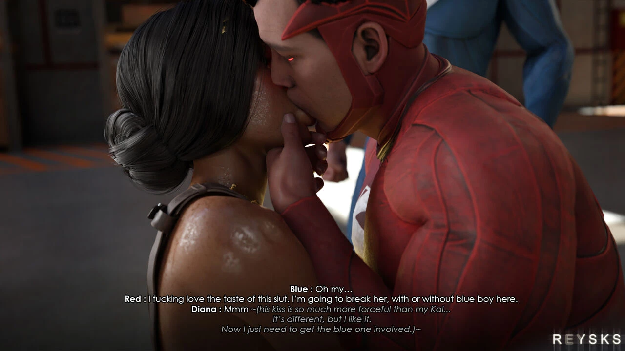 Red, Blue and Diana porn comic picture 15