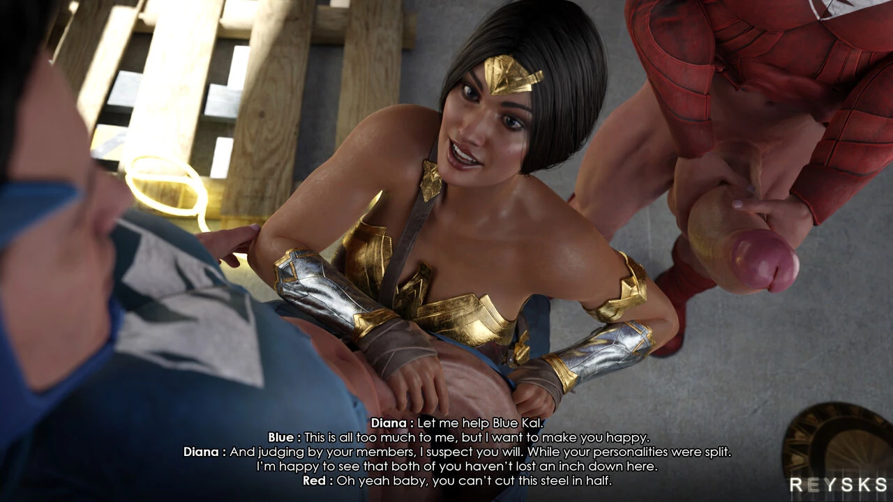 Red, Blue and Diana porn comic picture 18