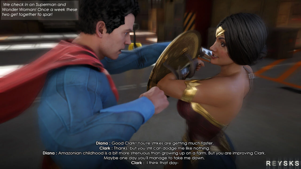 Red, Blue and Diana porn comic picture 2