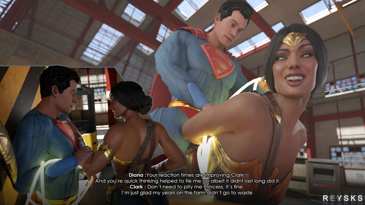 Red, Blue and Diana porn comic picture 9