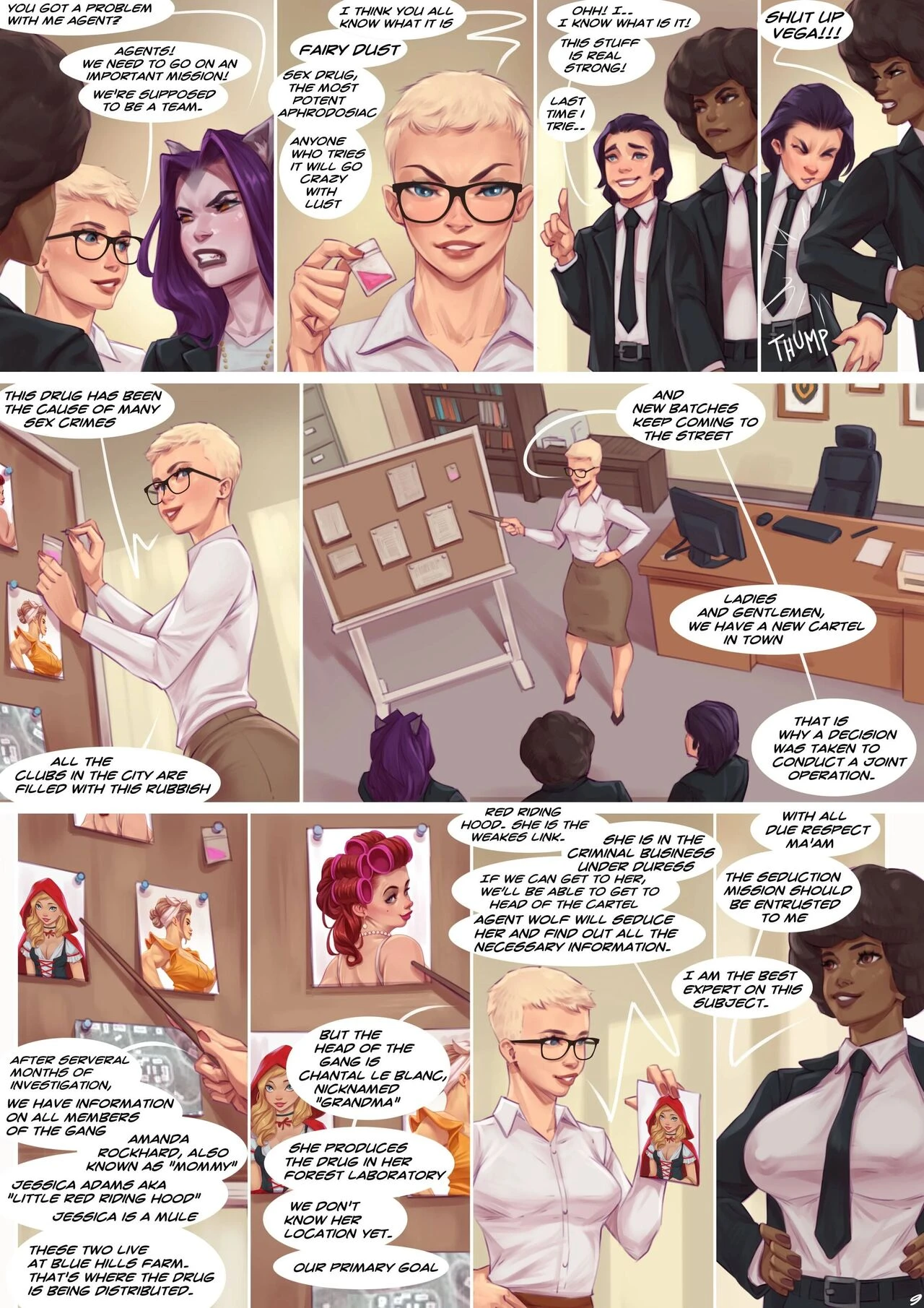 Red Hot Riding Hood (Shemale) porn comic picture 10