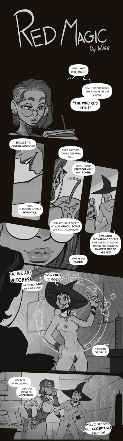 Red Magic porn comic picture 1