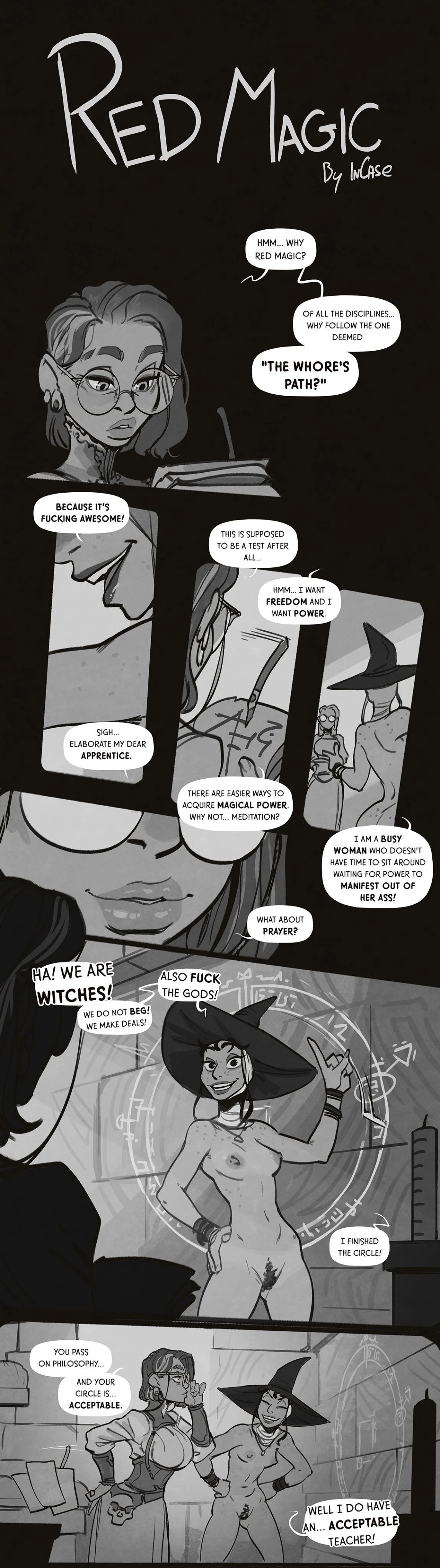 Red Magic porn comic picture 1