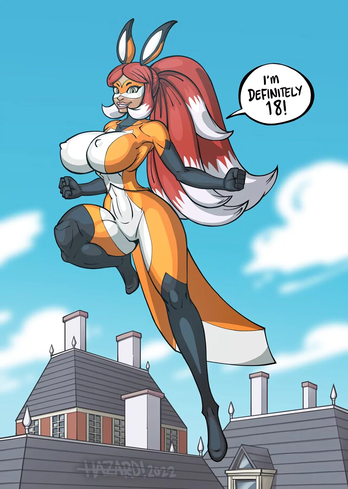 Rena Rouge: Rooftop Rendezvous porn comic picture 1