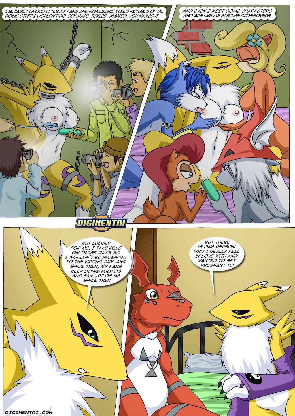Renamon's Big Secret porn comic picture 5